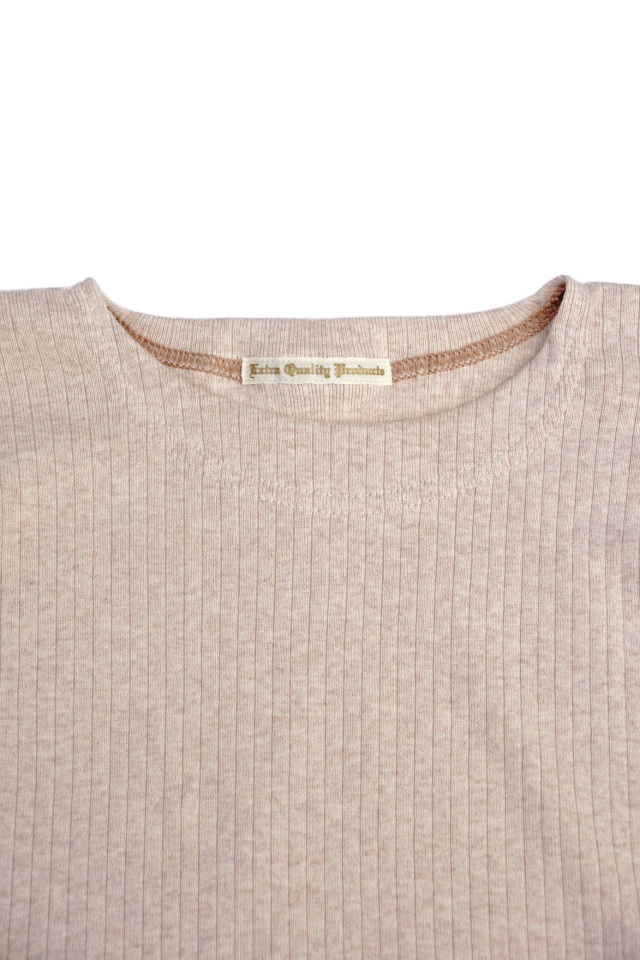 Olde Homesteader "Crew Neck Shortsleeve" - Extra Cotton Rib - ECRU