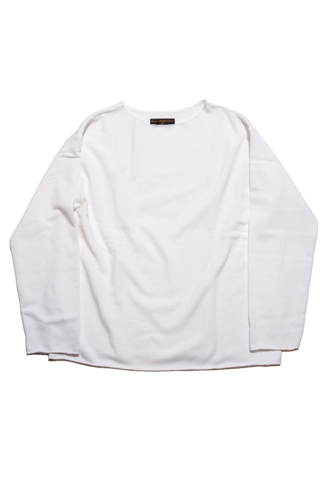 BAA COSTUME MFG. "SWEDISH MIL SWEAT SHIRTS" WHITE