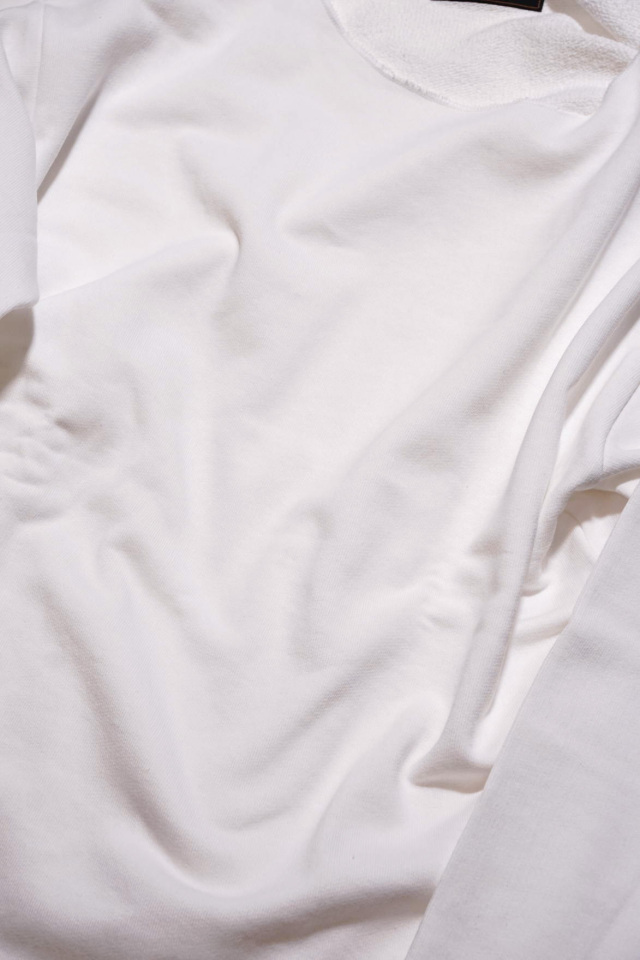 BAA COSTUME MFG. "SWEDISH MIL SWEAT SHIRTS" WHITE