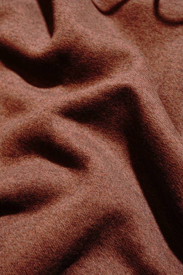 Olde Homesteader "Extra Cotton Fleece / Hooded Long Sleeve" BROWN HEATHER