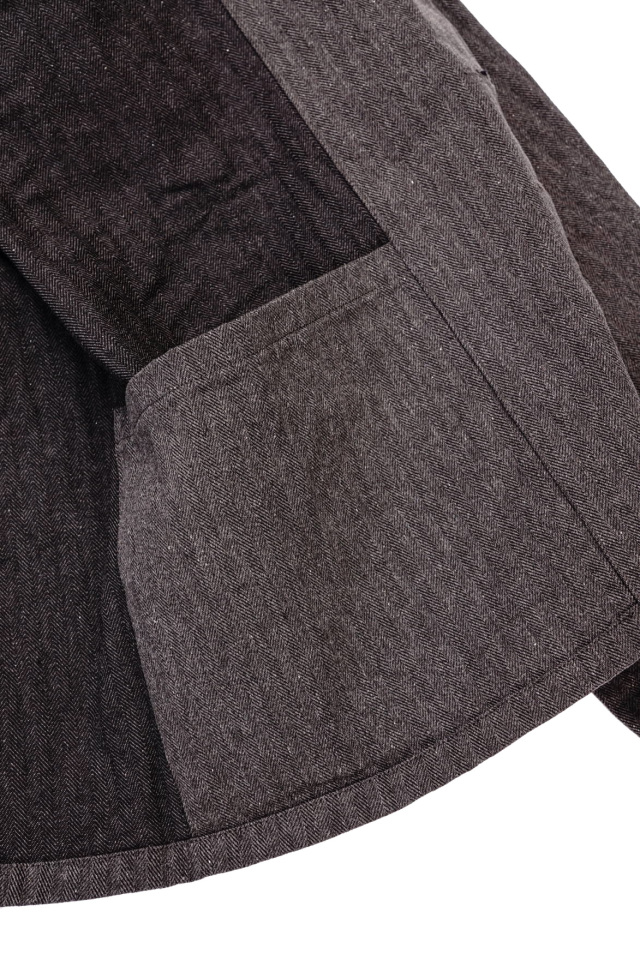 美品　Django Atour ヘリンボーン　ハンティング　アノラックジャケット Django Atour classic germanwork overalls / grey herringbone