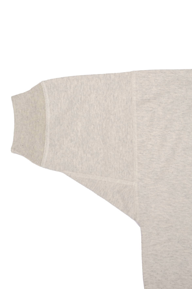 Olde Homesteader "Henley Neck Shortsleeve" - Interlock - ECRU HEATHER