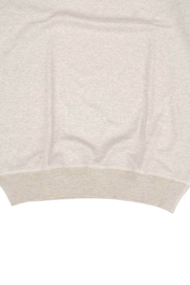 Olde Homesteader "Henley Neck Shortsleeve" - Interlock - ECRU HEATHER