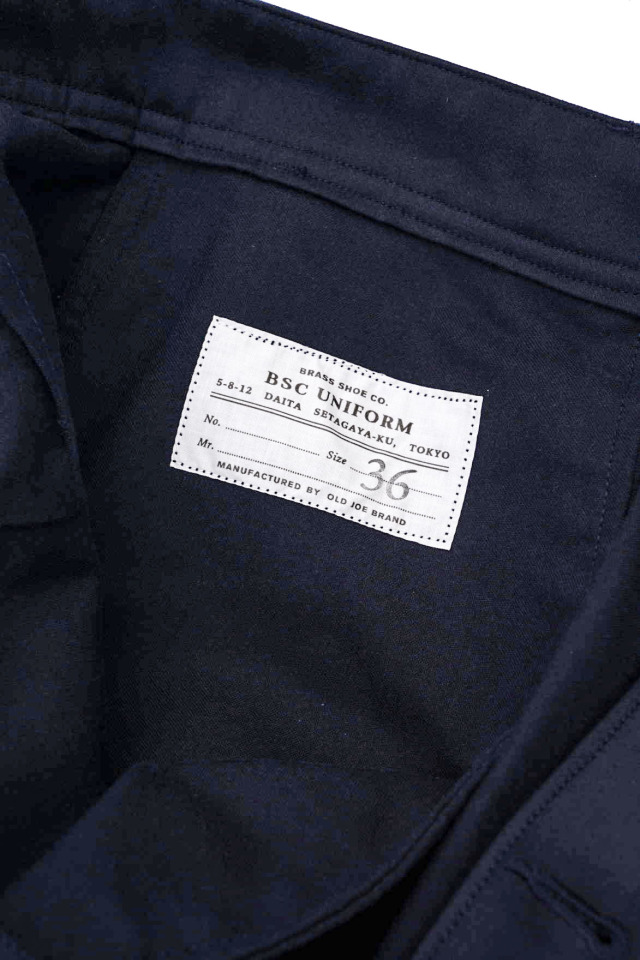 BSC Uniform " Moleskin Half Zip Jacket " & " Moleskin Work Pants " Set Up NAVY