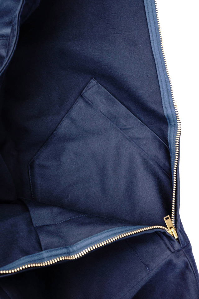 BSC Uniform " Moleskin Half Zip Jacket " & " Moleskin Work Pants " Set Up NAVY