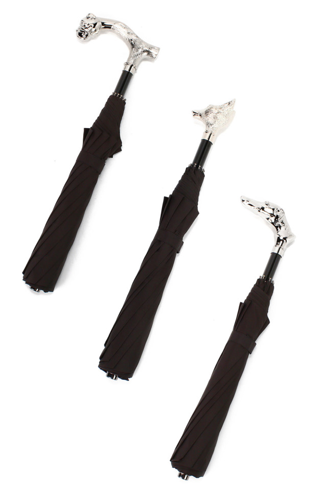 FOX UMBRELLAS "Telescopic (折りたたみ) Nickel Animal Head" Regular