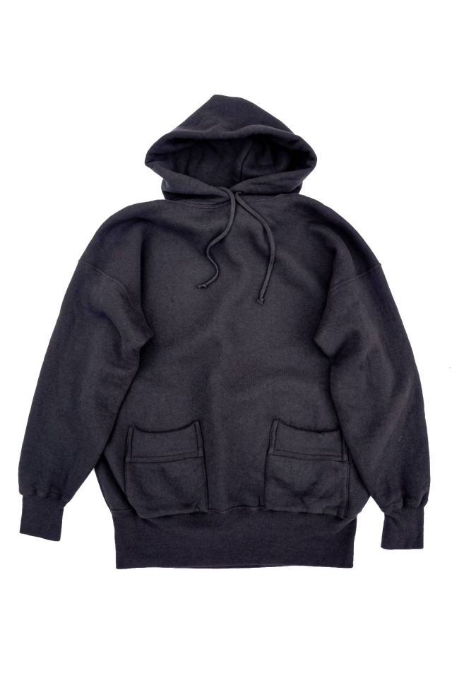 Olde Homesteader "Extra Cotton Fleece / Hooded Long Sleeve" O.W.BLACK