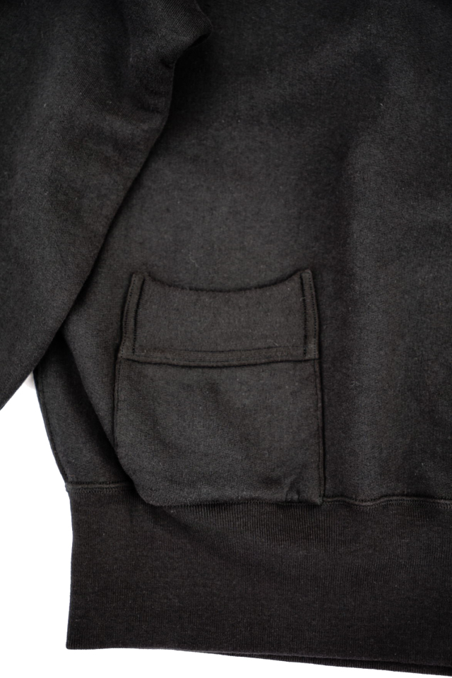 Olde Homesteader "Extra Cotton Fleece / Hooded Long Sleeve" O.W.BLACK