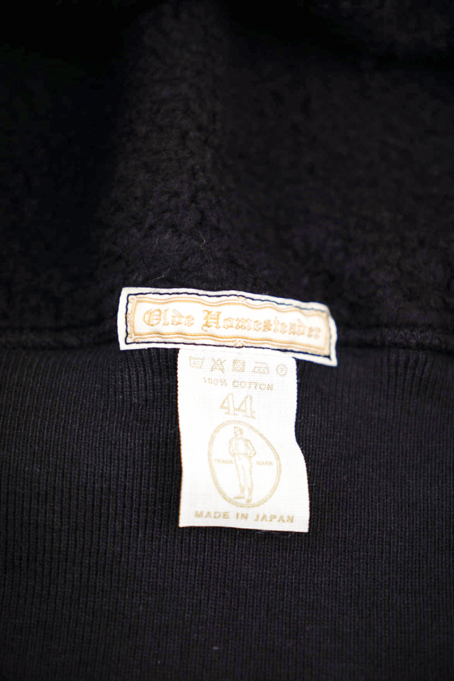 Olde Homesteader "Extra Cotton Fleece / Hooded Long Sleeve" O.W.BLACK