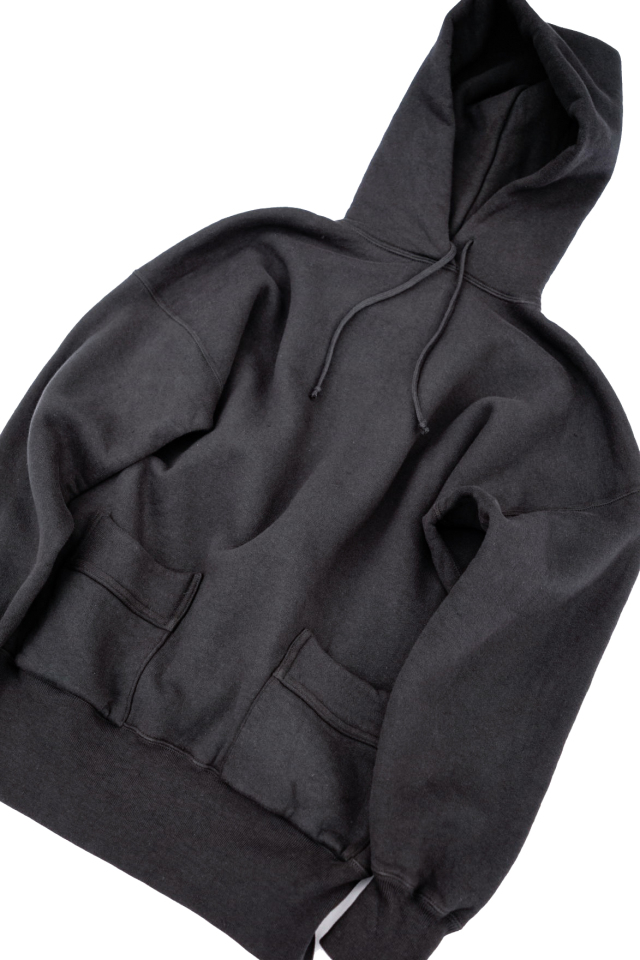 Olde Homesteader "Extra Cotton Fleece / Hooded Long Sleeve" O.W.BLACK