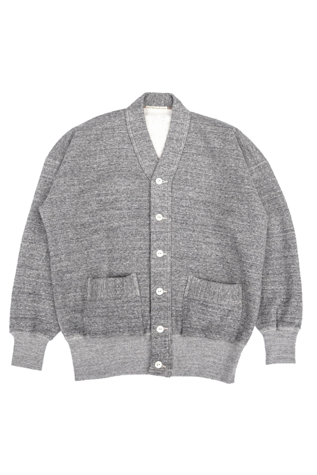 Olde Homesteader "Extra Cotton Fleece / Cardigan" TOP CHARCOAL