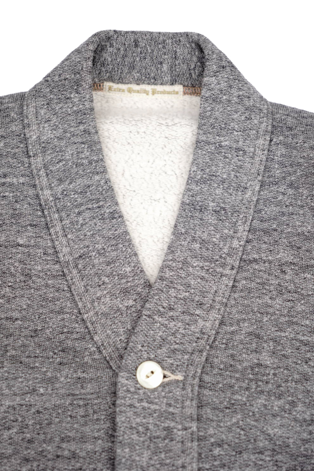 Olde Homesteader "Extra Cotton Fleece / Cardigan" TOP CHARCOAL