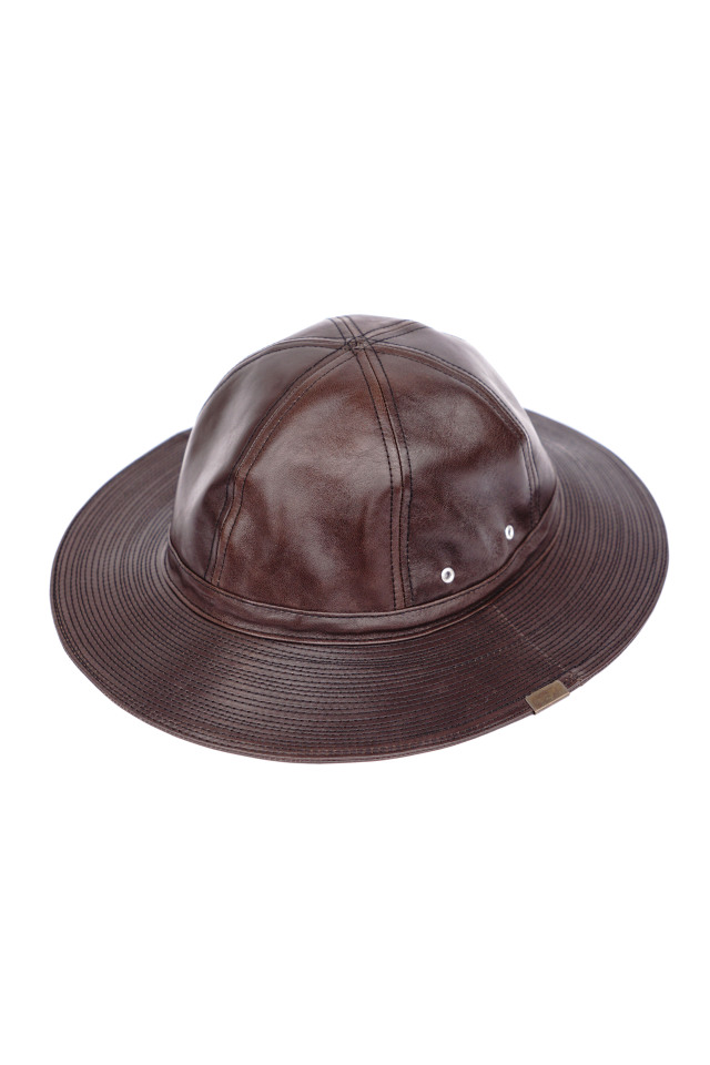 Mr.FATMAN "LEATHER FATIGUE HAT"