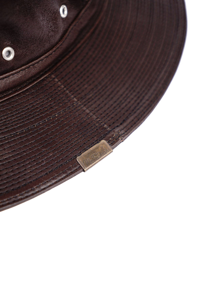 Mr.FATMAN "LEATHER FATIGUE HAT"