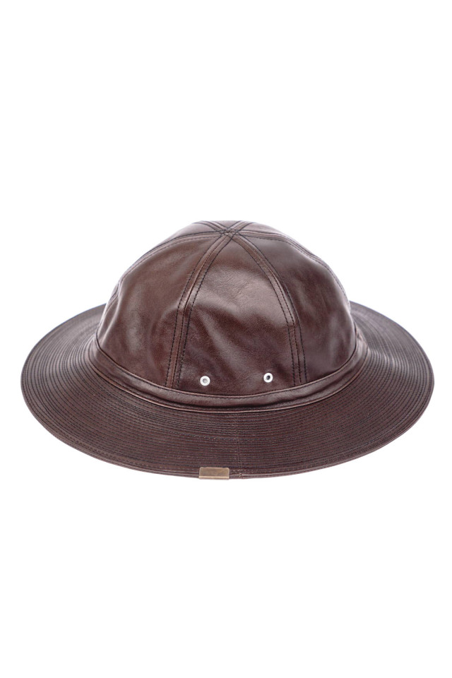 Mr.FATMAN "LEATHER FATIGUE HAT"
