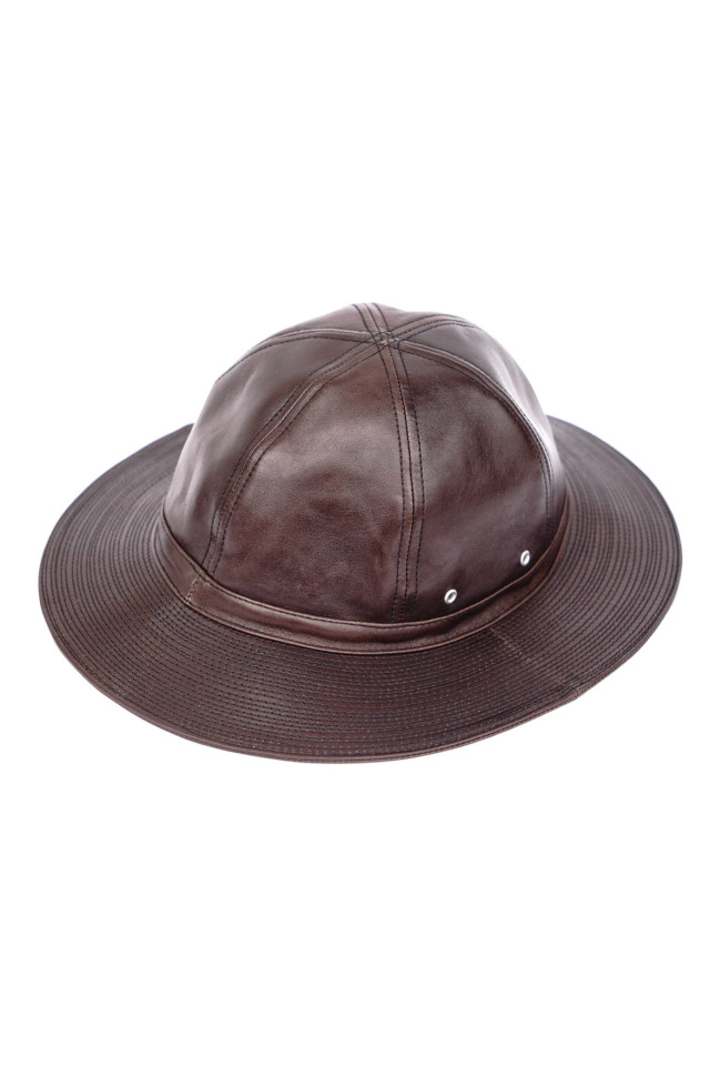Mr.FATMAN "LEATHER FATIGUE HAT"