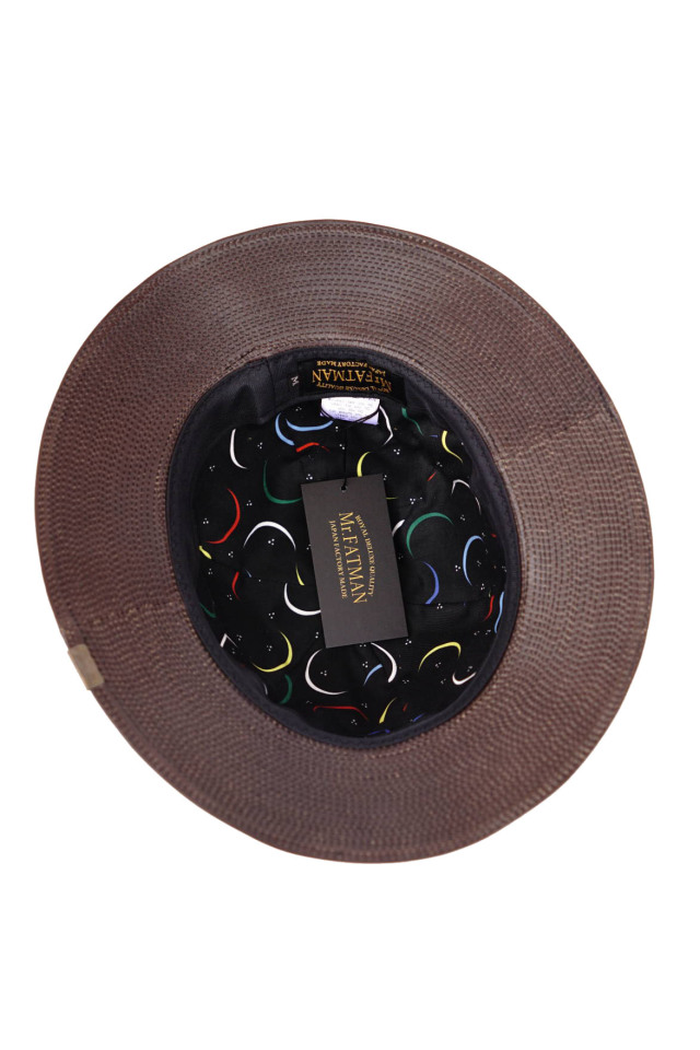 Mr.FATMAN "LEATHER FATIGUE HAT"