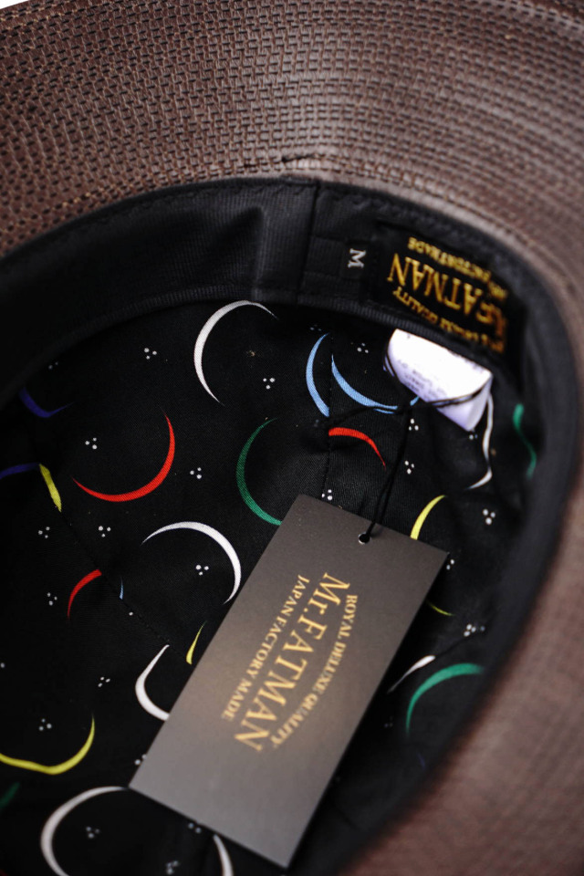 Mr.FATMAN "LEATHER FATIGUE HAT"