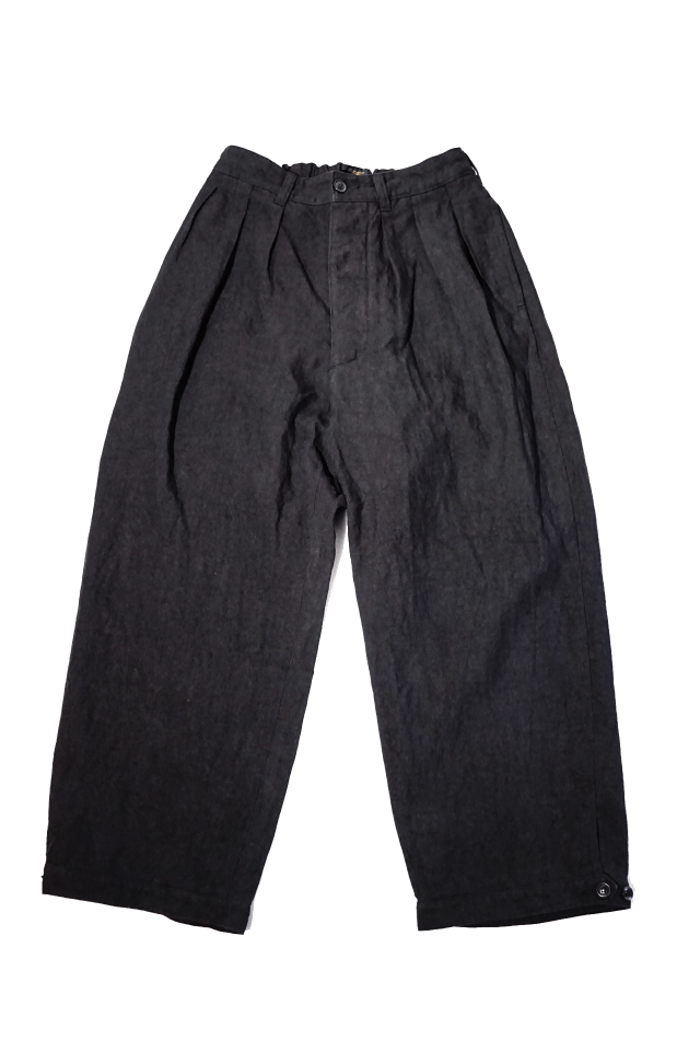 Django Atour montparnasse belgium-linen pants / belgium-black