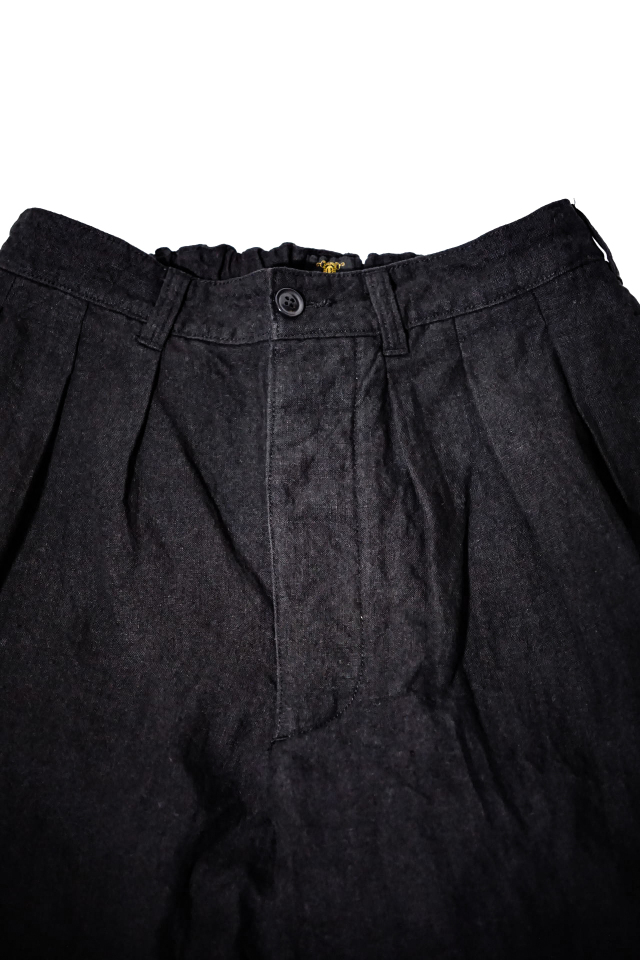 Django Atour montparnasse belgium-linen pants / belgium-black