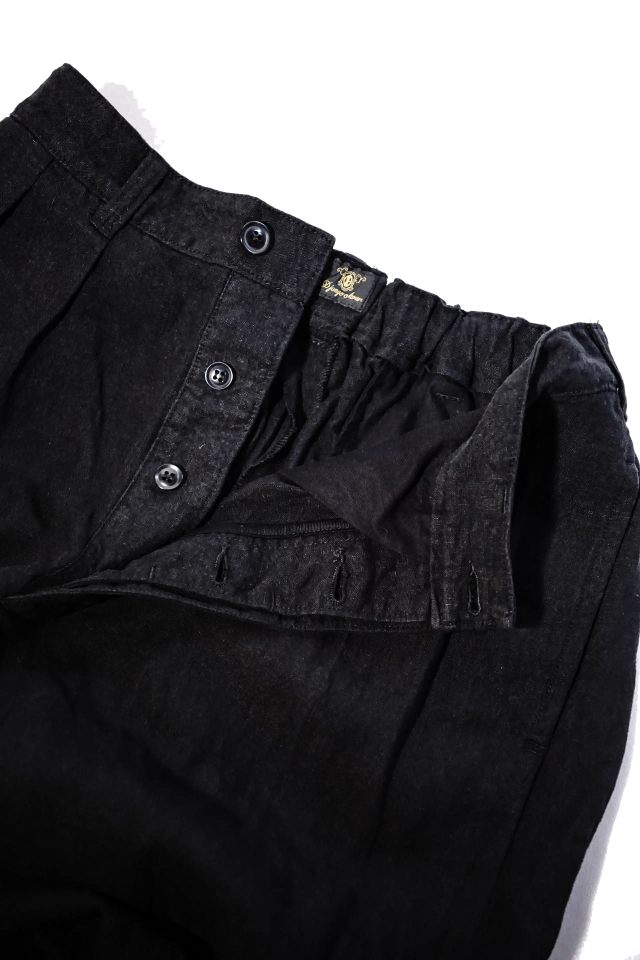 Django Atour montparnasse belgium-linen pants / belgium-black