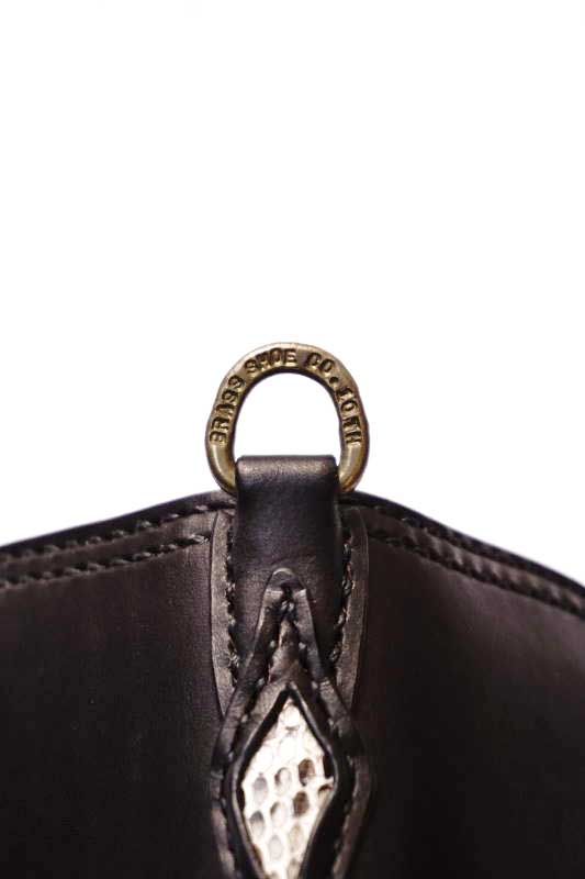 Brass Shoe Co.1 0th　Anniversary Brass ×ATELIER CHERRY Leather Wallet BLACK