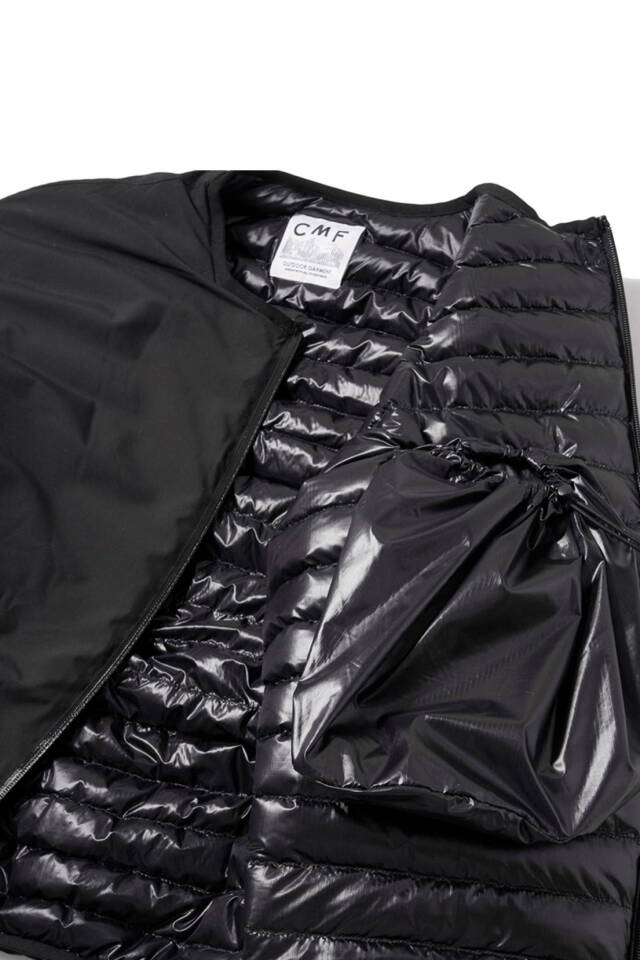 CMF OUTDOOR GARMENT "PUFF CREW DOWN" BLACK