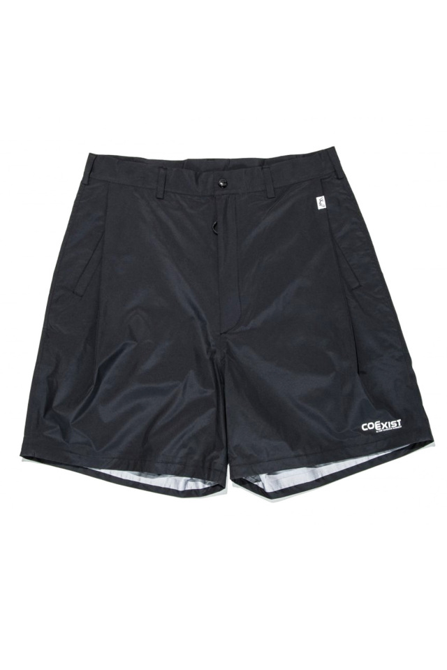 COMFY OUTDOOR GARMENT "COMP SHORTS COEXIST" BLACK
