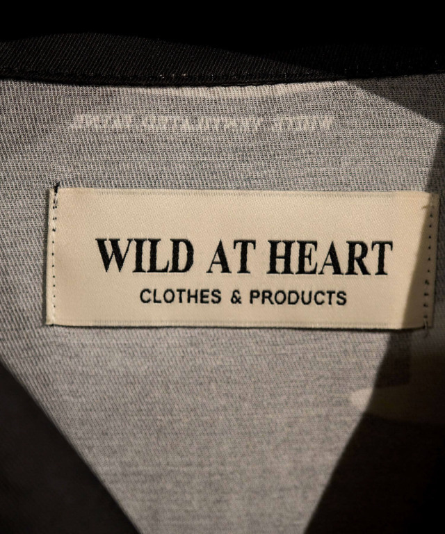 WILD AT HEART "HAT PATTERN" OPEN COLLAR L/S SHIRTS