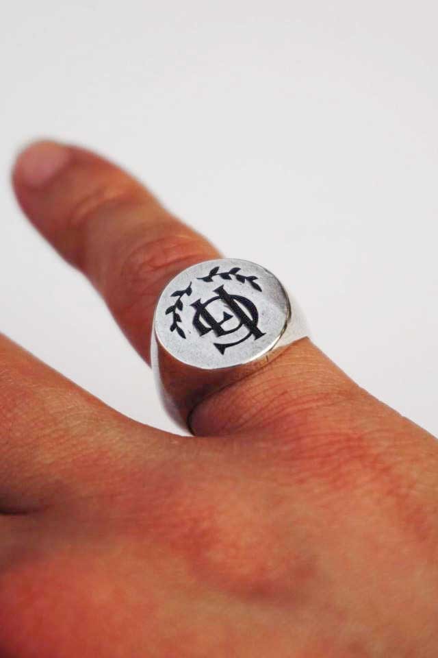 GLAD HAND JEWELRY RING PLAIN SILVER925
