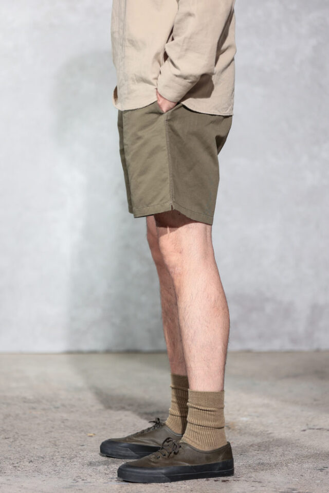 Peanuts&Co.×ACVM ACV-SNK01WX-PNT "WAXED COTTON P-DECK SHOES" OLIVE