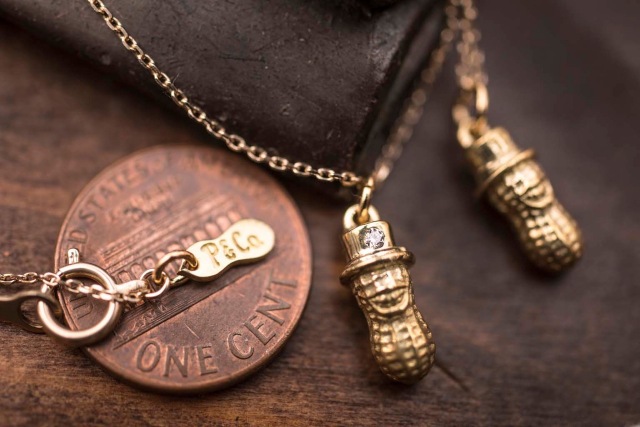 PEANUTS & Co. Small Peanuts top＋necklace ☆K10 GOLD