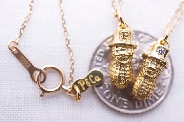 PEANUTS & Co. Small Peanuts top＋necklace ☆K10 GOLD