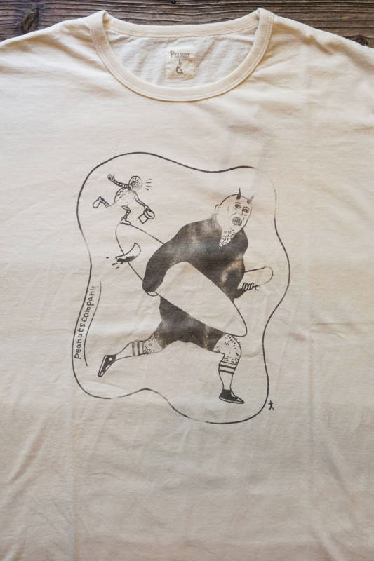 SCUMBOY TATTOO X PEANUTS&Co. "T-SHIRTS" SCUM BORDER WHITE