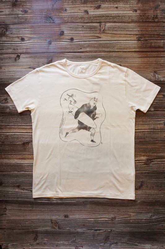 SCUMBOY TATTOO X PEANUTS&Co. "T-SHIRTS" SCUM BORDER WHITE