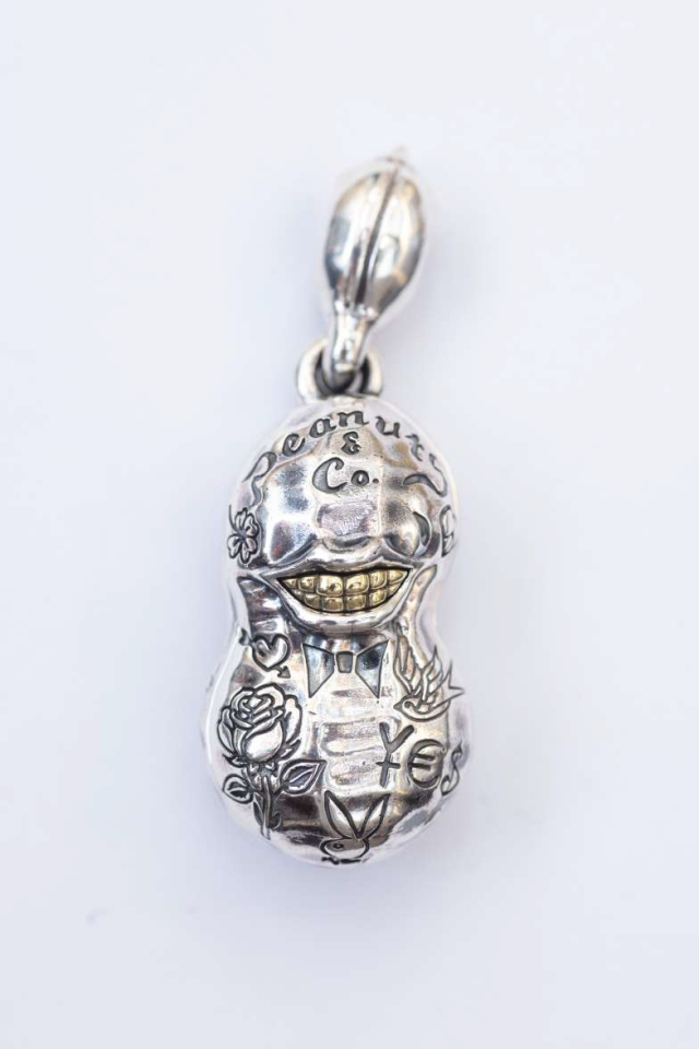 PEANUTS & Co. NORMAL TATOO PEANUTS slidetype Lsize silver ×K10YG