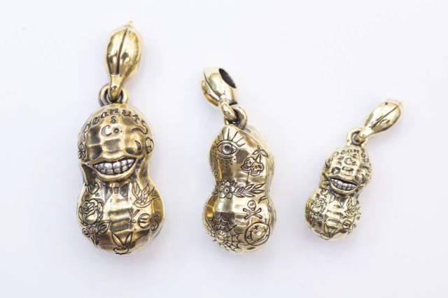 PEANUTS & Co. NORMAL TATOO PEANUTS  Ssize brass×silver