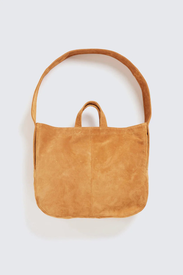 Peanuts&Co.×ACVM ACV-BG06PS-PNT "PIG SUEDE NEWSPAPER BAG" LIGHT_BROWN