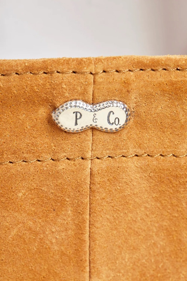 Peanuts&Co.×ACVM ACV-BG06PS-PNT "PIG SUEDE NEWSPAPER BAG" LIGHT_BROWN