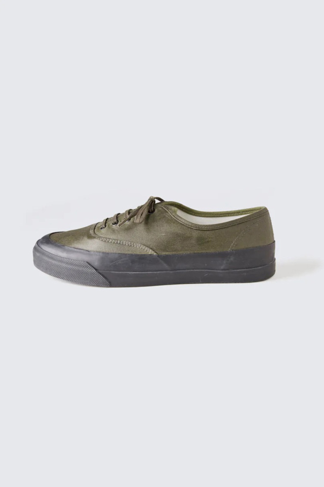 Peanuts&Co.×ACVM ACV-SNK01WX-PNT "WAXED COTTON P-DECK SHOES" OLIVE