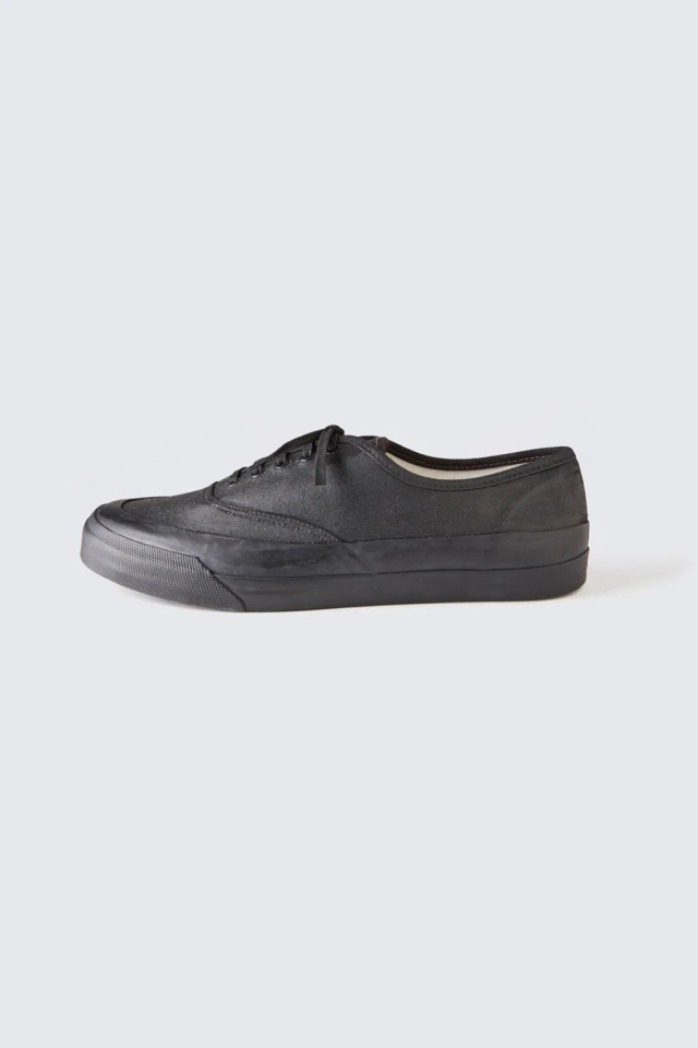 Peanuts&Co.×ACVM ACV-SNK01WX-PNT "WAXED COTTON P-DECK SHOES" BLACK