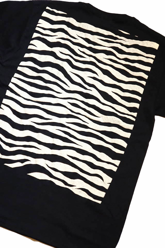 BAA COSTUME MFG. "ZEBRA BACK" POCKET TEE BLACK/WHITE