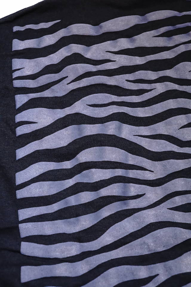 BAA COSTUME MFG. "ZEBRA BACK" POCKET TEE BLK/PUR