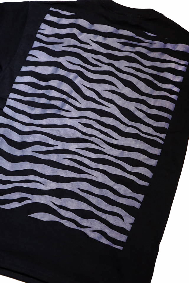 BAA COSTUME MFG. "ZEBRA BACK" POCKET TEE BLK/PUR