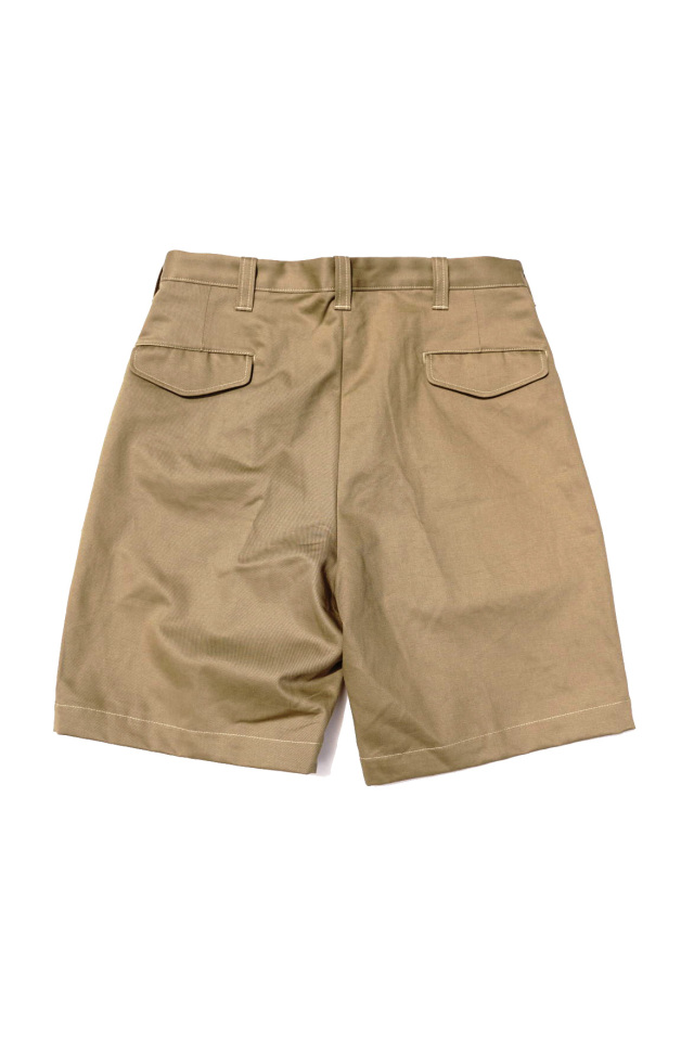 BAA COSTUME MFG.  "1950s US ARMY CHINO SHORTS" Khaki Brown Color