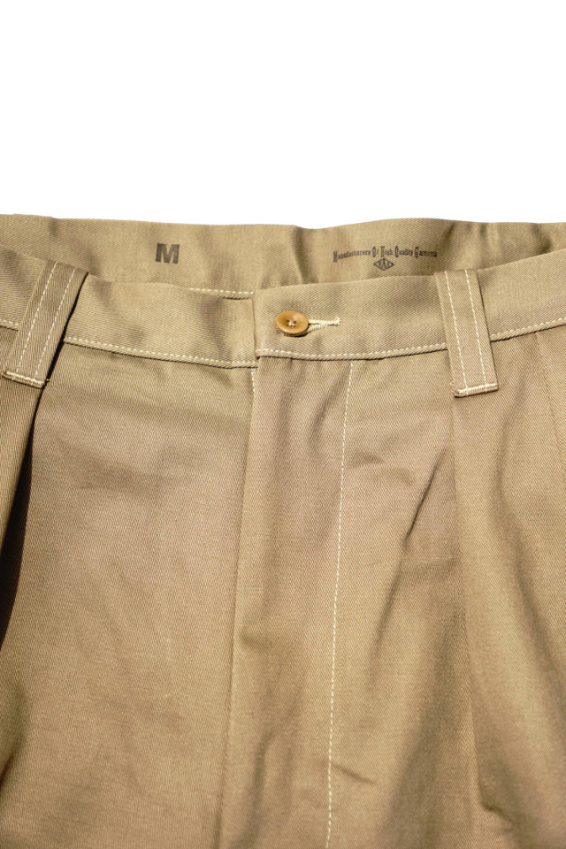 BAA COSTUME MFG.  "1950s US ARMY CHINO SHORTS" Khaki Brown Color