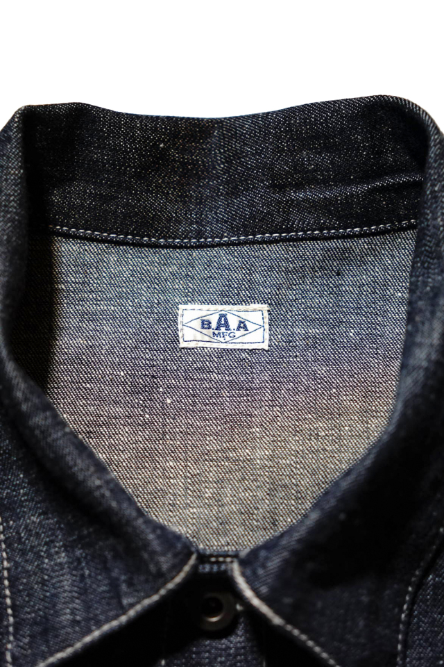 BAA COSTUME MFG. "1930s DENIM SHIRT JAC"