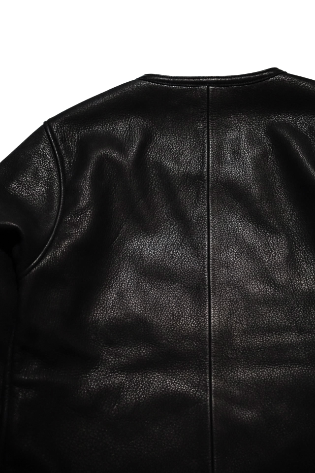 BAA COSTUME MFG. "MOLT" DEERSKIN LONG SLEEVE TEE BLACK