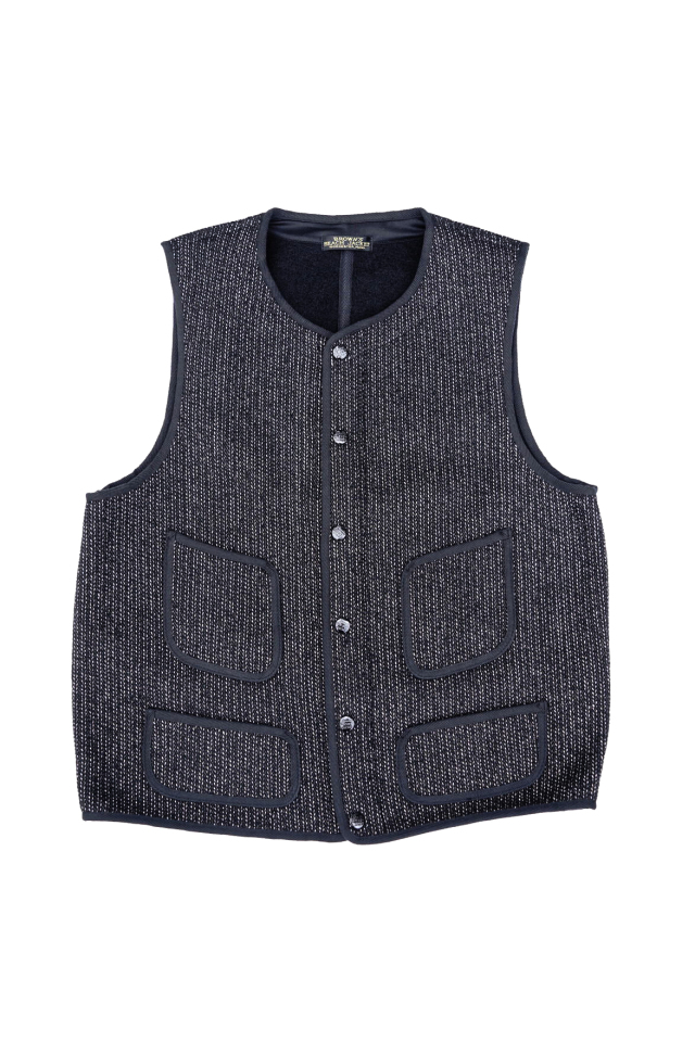BROWN'S BEACH JACKET "LOW NECK VEST"