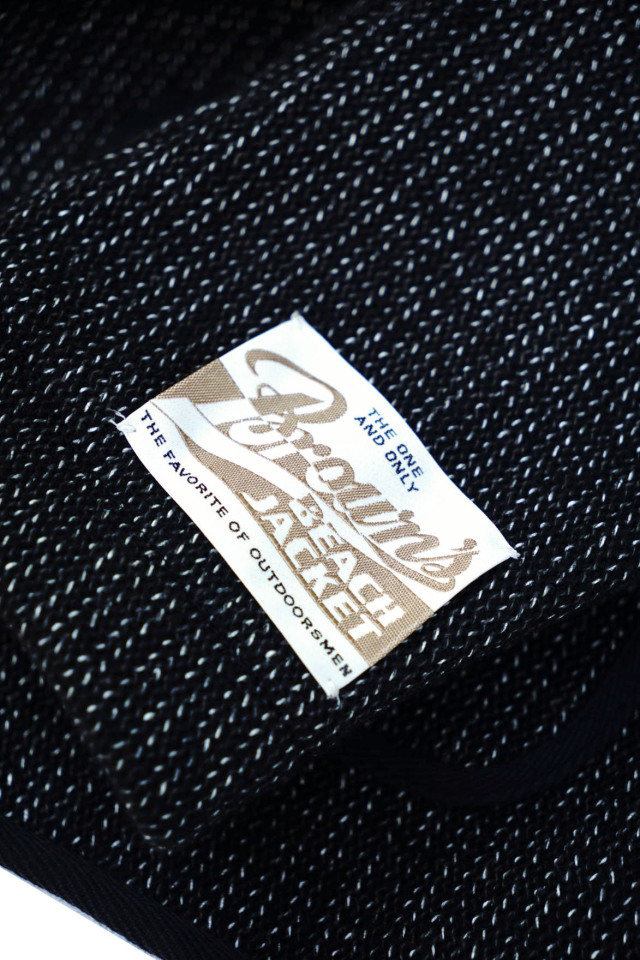 BROWN'S BEACH JACKET 224"COVERALL 1ST" BLACK